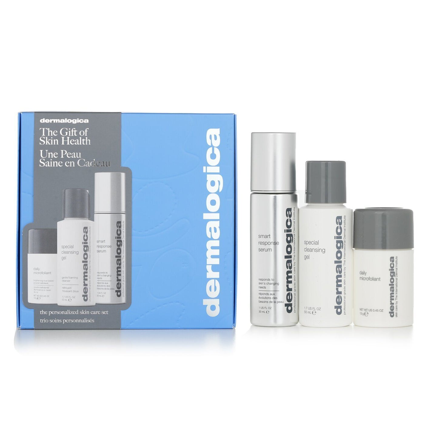 DERMALOGICA - The Personalized Skin Care Set: Special Cleansing Gel 50ml + Daily Microfoliant 13g + Smart Response Serum 30ml 912625 3pcs