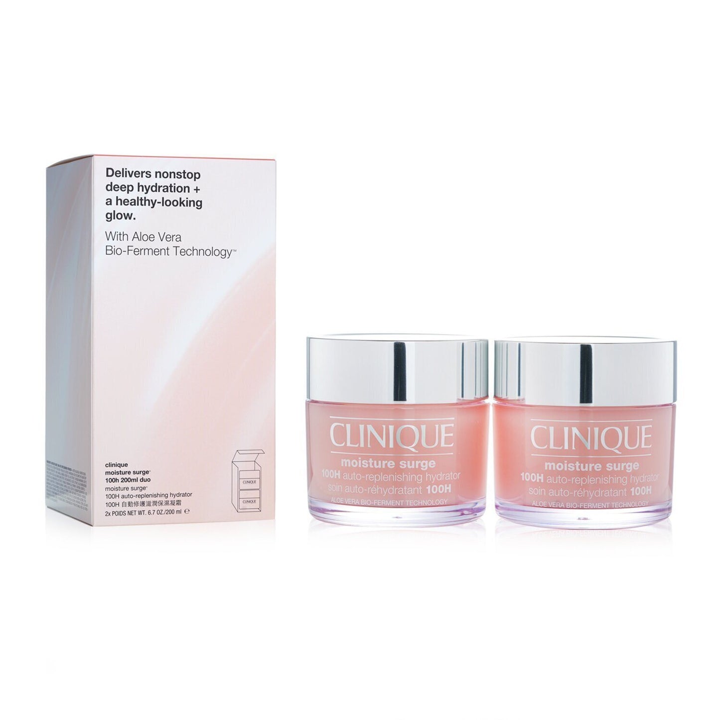 CLINIQUE - Moisture Surge 100H Auto-Replenishing Hydrator (Jumbo Size) Duo Pack 06698/KWW9 2x200ml/6.7oz