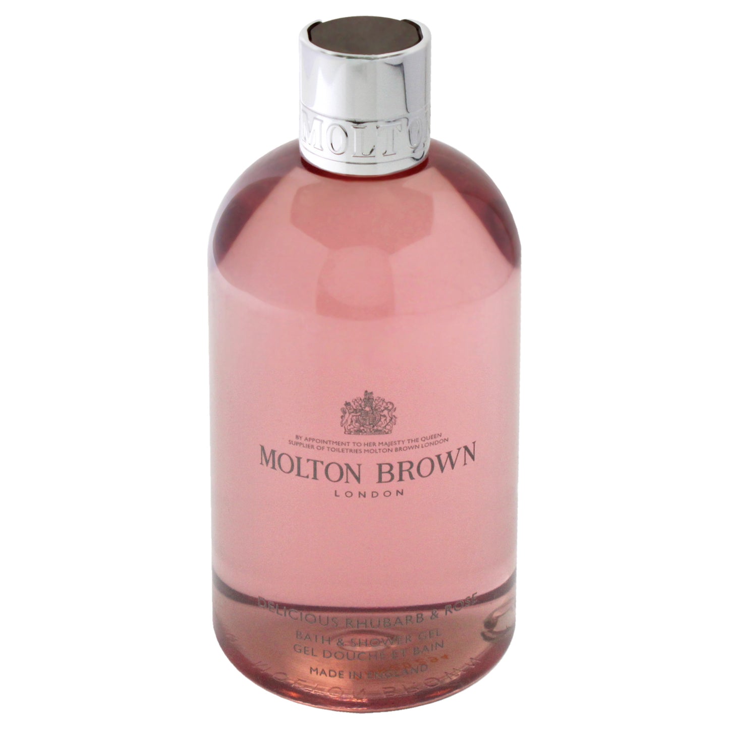 Delicious Rhubarba with Rose Bath and Shower Gel by Molton Brown for Women - 10 oz Bath and Shower Gel