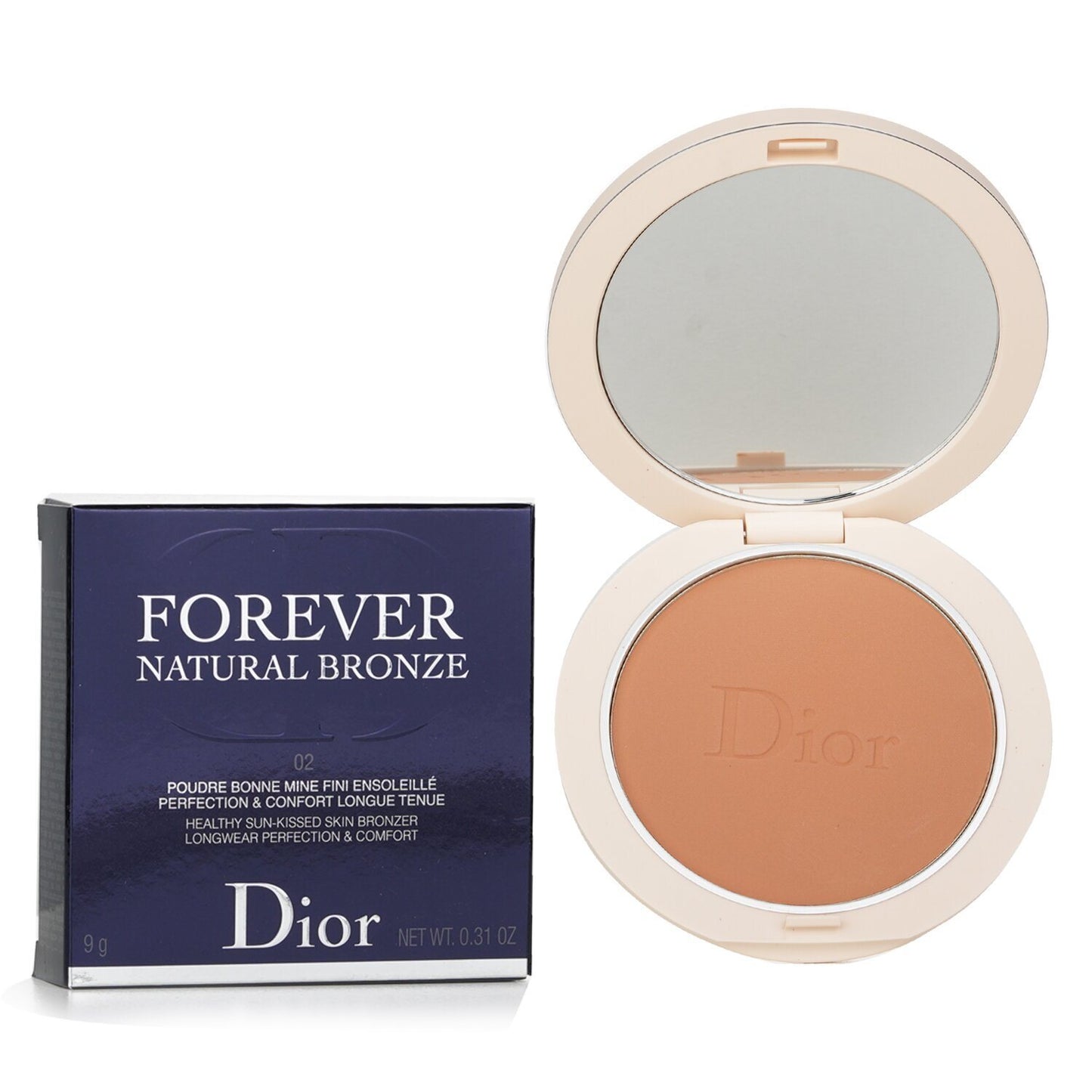 CHRISTIAN DIOR - Dior Forever Natural Bronze Powder Bronzer - # 02 Light Bronze C021600002 / 550819 9g/0.31oz